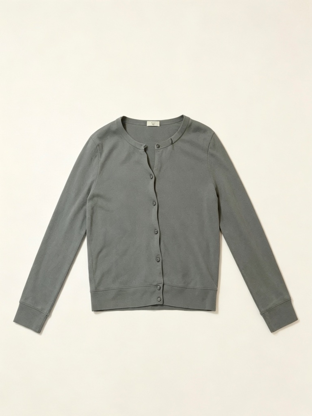 J.Crew City T Gray Cotton Cardigan | Size S